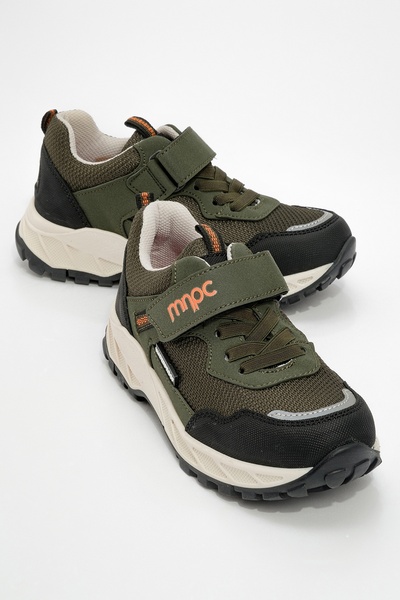 mnpc Erkek Çocuk Haki Su Geçirmez Anatomik Outdoor Ayakkabı