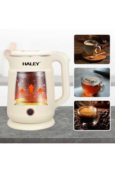 HALEY Electric Kettle HY-8963, 2L, 1500W, Modern Design