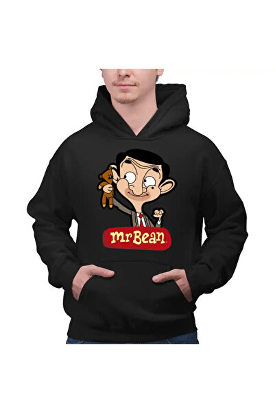 OEM Men's Hoodie Mr Bean Teddy Bear Happy