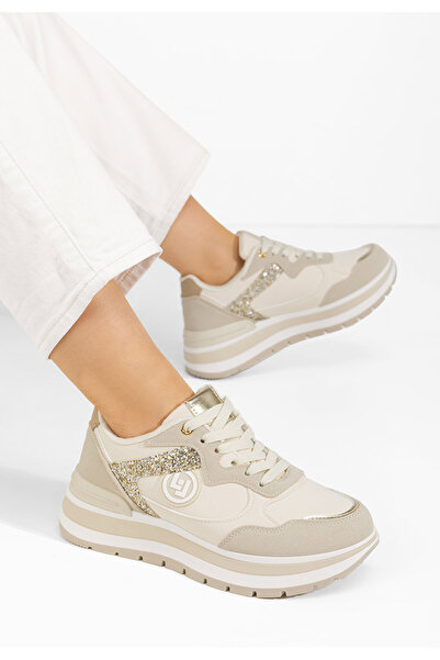 B T Shoes Sneakers με πλατφόρμα Nohemi μπεζ