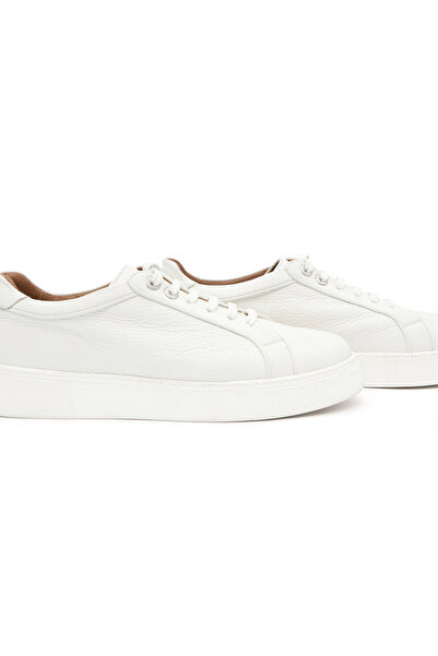 Hemington Natural Leather Handmade White Sneaker
