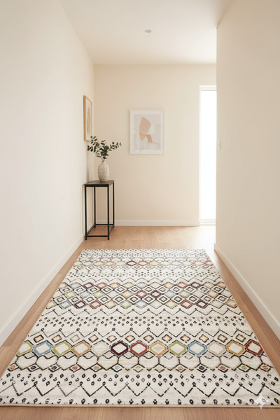 Aldora Makinede Yıkanabilir Kaymaz Taban Mutfak Halısı Salon Halısı ve Yolluk K-126