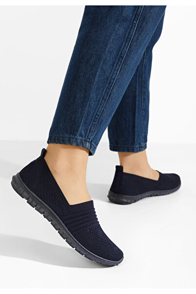 B T Shoes Tmavě modré dámské polobotky Vanna V2