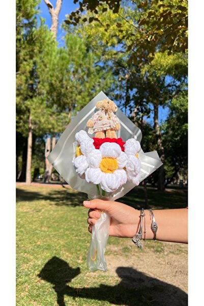 SİNAY ÖRGÜ GÜL BUKETİ