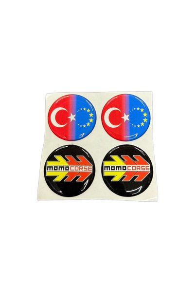OTO SÜSLEN İSTANBUL Plate Pulu Damla 4 Pcs