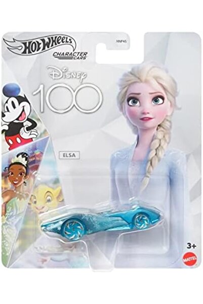 HOT WHEELS Elsa Car – Disney 100 Character Cars 1:64 Scale Die-Cast Toy Vehicle