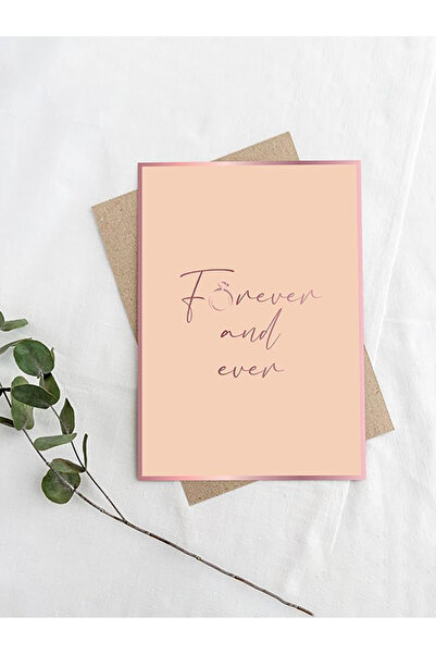 Share the Love بطاقة معايدة ذهبية وردية للأبد