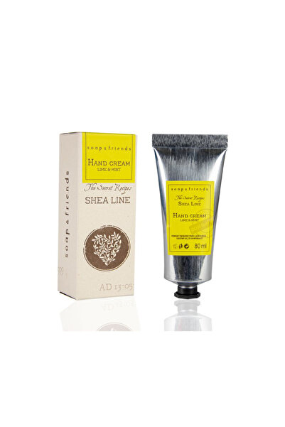 Soap&Friends كريم اليدين بالليمون والنعناع 80 مل - مرطب منعش مع 20% زبدة الشي...