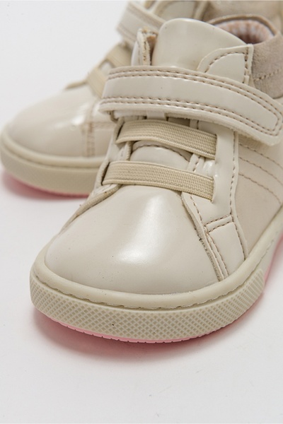 mnpc Kız Çocuk Bej Hakiki Deri Suya Dayanıklı Anatomik İlk Adım Bot