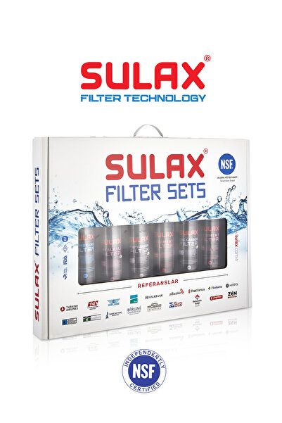 SULAX Lüx Black Komple Set + Mineral Filtre Kutusu