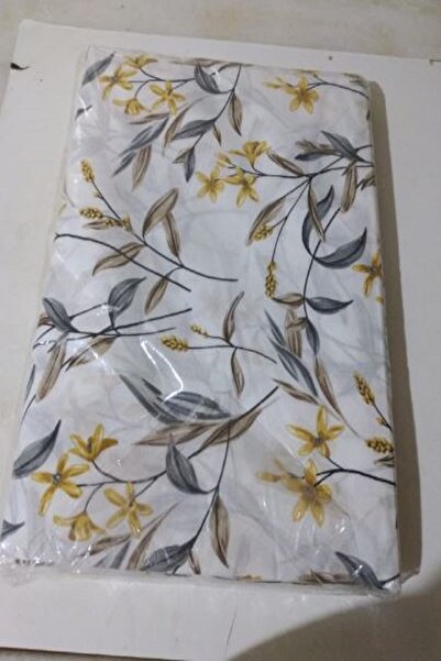 GÜZEL KAMAN Single Person 1 Piece Yellow Flowered Cream Quality Beautiful Durable Stylish