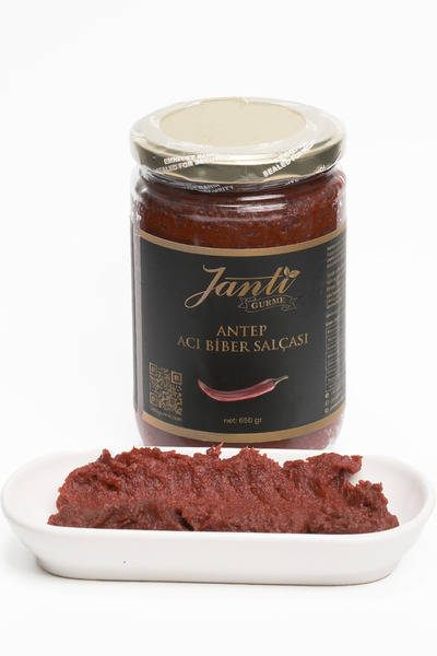 Janti Gurme Acı Biber Salçası 650 gr Gaziantep