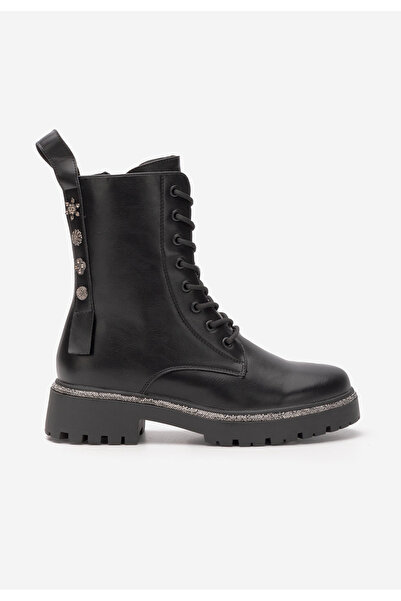 B T Shoes Černé dámské workery Jettie