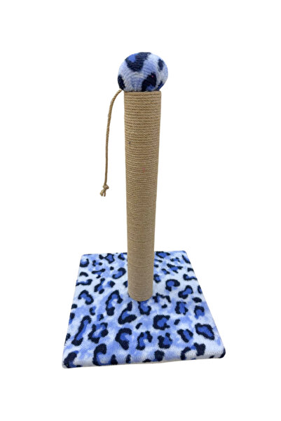 Komano Pontika Blue Leopard Patterned 52 cm Cat Scratching Board |   Durable and Stylish Design |   Most Loved