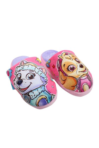 PAW PATROL Girls' slippers, plush, multicolor, non-slip sole, Paw Patrol