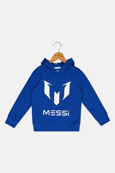 MESSİ Vingino x Toddlers Boy Brand Logo Long Sleeve Hoodie, Blue