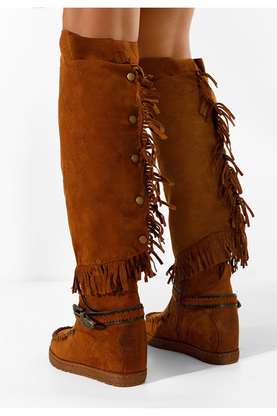 B T Shoes Γυναικείες mocc μποτες ταμπά Cariza