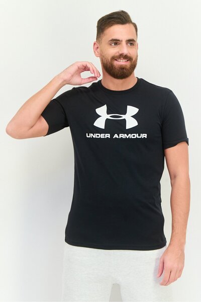 Under Armour Men Sportswear Fit Short Sleeve Outdoor T-Shirt, Black