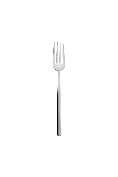 Karaca Furculiță de desert din oțel inoxidabil cu mărgele, argintie