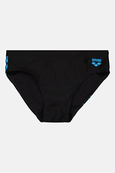 ARENA Kids Boy Brand Logo Swim Brief, Black