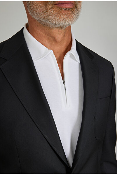 Bisse COMFORT FİT İTALYAN TAKIM ELBİSE DÜĞMELİ Sıyah