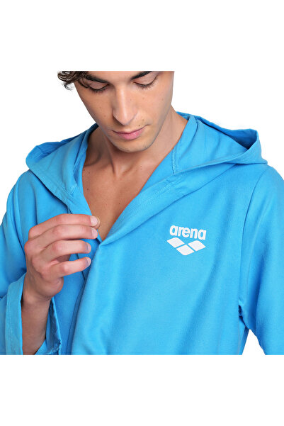 ARENA Compact Microfiber Robe Unisex Blue Bathrobe 009034810