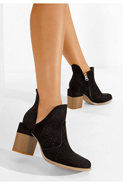 B T Shoes Γυναικεία Μποτίνια Higuera Μαύρα