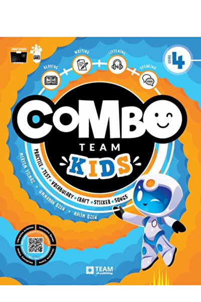 Team Elt Publishing 2025-2026 Müfredat Combo Team Kids 4 Practıce-Test-Vocabu...