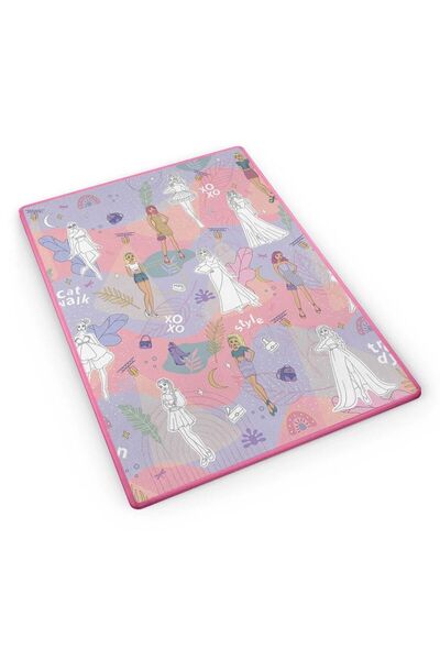 Ricokids 2-in-1 play space, foam mat and coloring book, provides thermal insulation from the sun...
