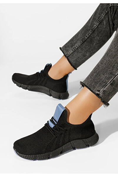 B T Shoes Čierne bežecké tenisky dámske Saleda V3