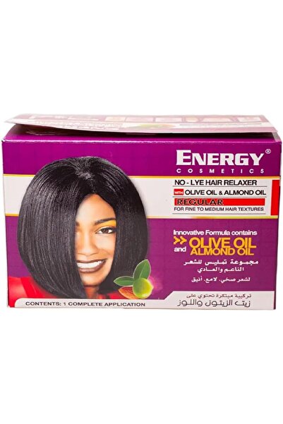 Energy Cosmetics مجموعة فرد الشعر إنرجي نو لاي - قوة عادية مع زيت الزيتون وال...