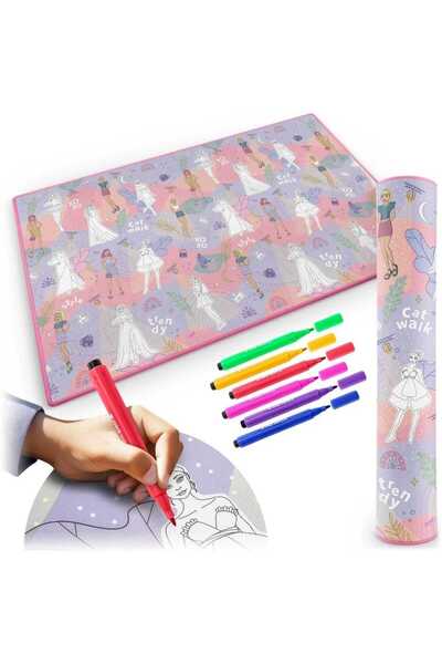 Ricokids 2-in-1 play space, foam mat and coloring book, provides thermal insulation from the sun...
