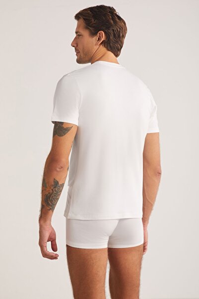 Kom James Men's Crew Neck Short Sleeve 2-Piece Tshirt