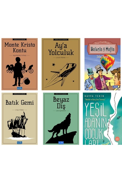 Genç Timaş Yeşil Ada'nın Çocukları Ortaokul Okuma Seti