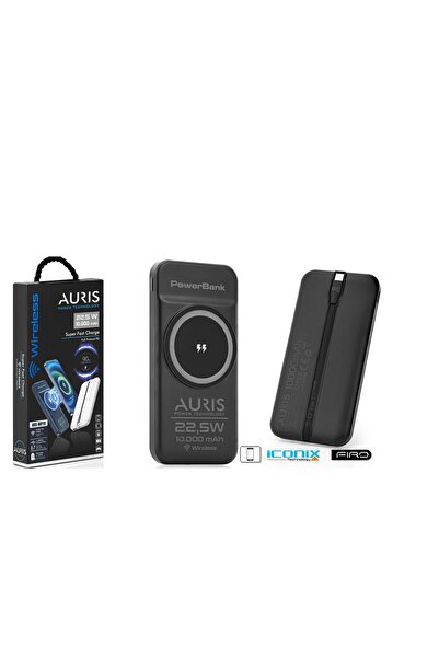 Auris WP19 10.000 Mah Powerbank 15 Watt Wireless Charging