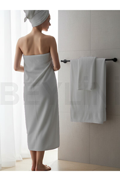 BEYLİNİ Bathroom Towel Set High Absorbent Soft Bath Hammam Body Beach Pool Seaside Towel Dowry 70X140Cm