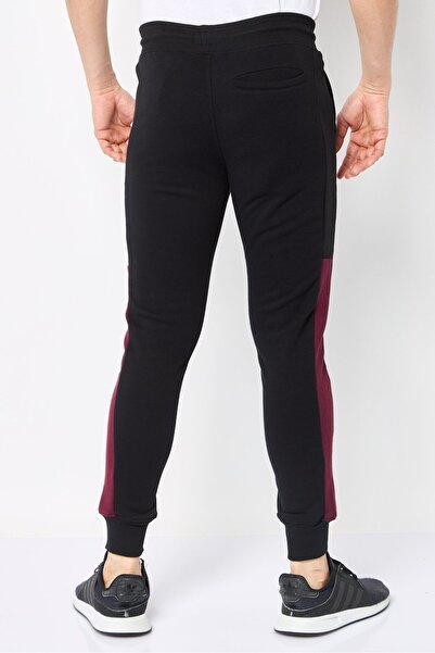 Guess Men Regular Fit Embroidered Logo Jogger Pants, Black