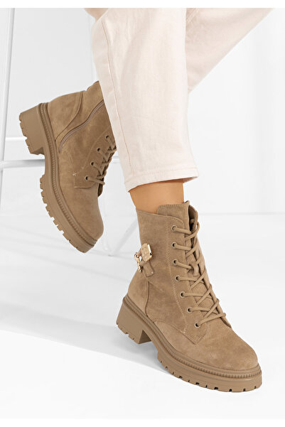 B T Shoes Αρβυλάκια γυναικεία Harriett χακι