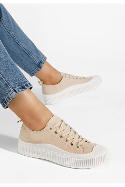 B T Shoes Γυναίκα Sneakers Campo μπεζ