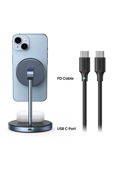 Ugreen Stație de alimentare telefonică, Căști, 20W - CD317 (90668) - Negru