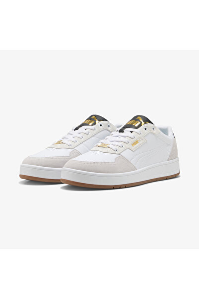 Puma Court Classic Lux Sd Men's White Sports Shoes