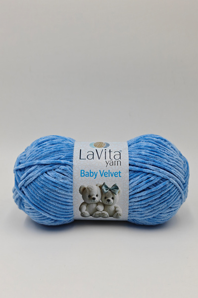 LaVita Yarn Baby Velvet Somot pređa za ručno pletenje 100% P Poliester 100gr ...