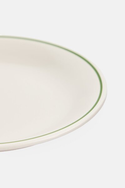 Muy Mucho Ceramic Serving Plate, Cream