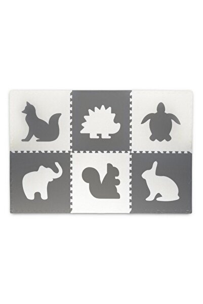 Ricokids Covoras puzzle din spuma, imprimat cu animale, 6 piese, antiderapant...
