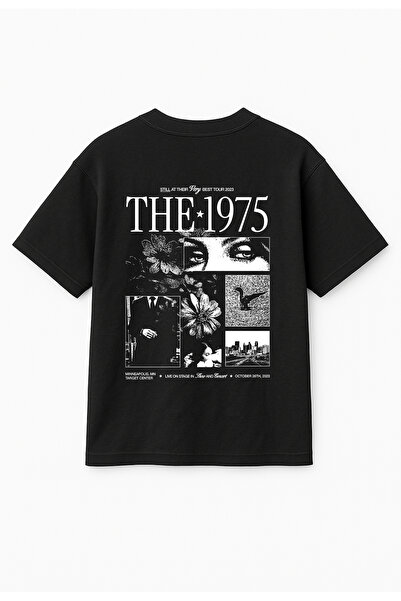 Altair Tr Oversize Black Unisex the 1975 Printed T-Shirt T-Shirt