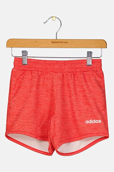 adidas Kids Girl Heather Training Shorts, Vivid Red