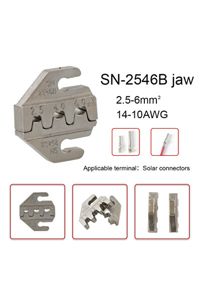 Choice3 كماشة أدوات التجعيد SN-2546B ذات الفكين، مصنوعة من سبيكة معدنية، SN-2...