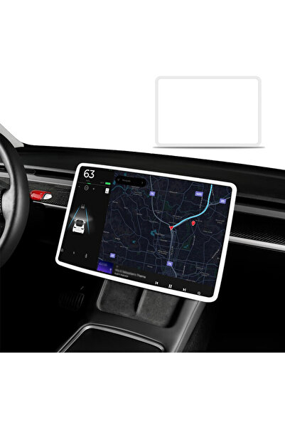 Choice ZUIMI White For Tesla Model 3 / Y Silicone Protective Frame Edge Cover...