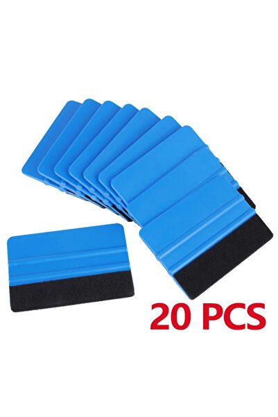 choice2 20 قطعة من أدوات تنظيف السيارات الزرقاء، تتضمن مكشطة زجاج، ومزيل زجاج...