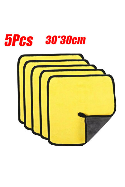 Choice4 5 قطع من مناشف المايكروفايبر (30-30 سم) - من 1 إلى 5 قطع - منشفة غسيل...